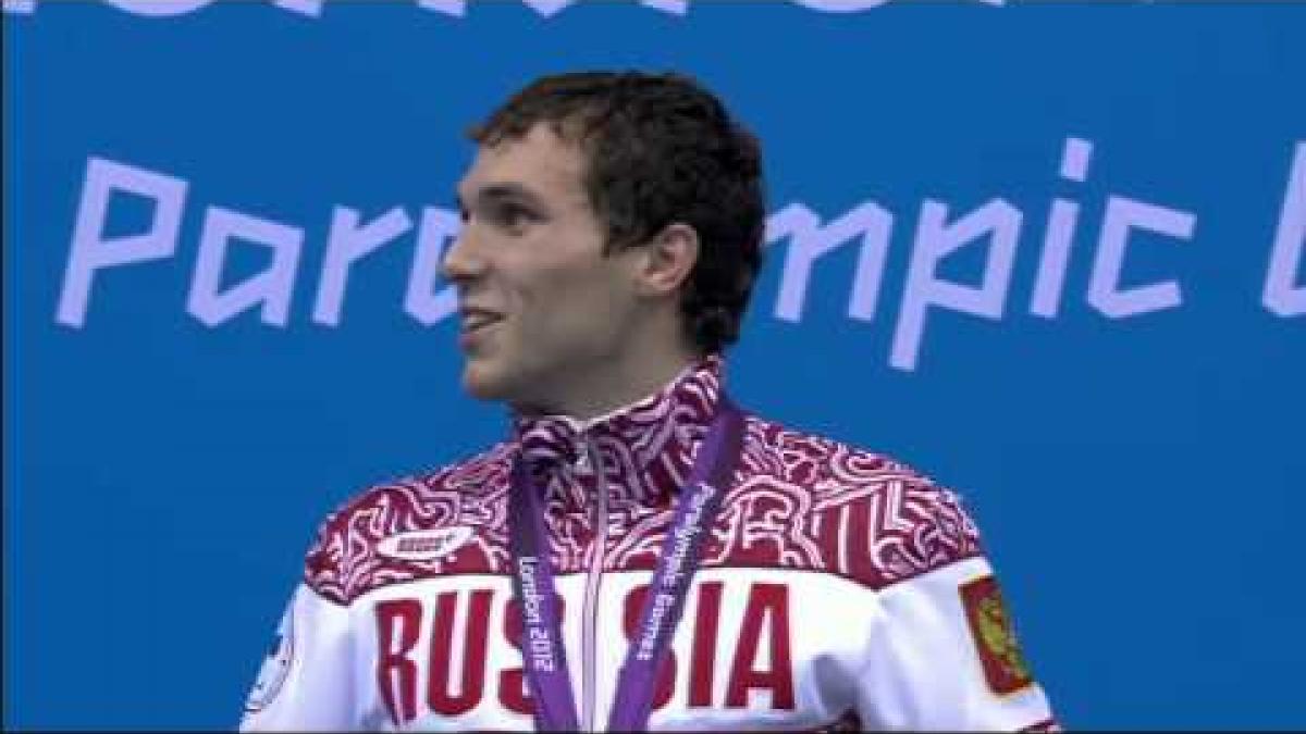 Swimming - Men's 50m Freestyle - S8 Victory Ceremony - London 2012 Paralympic Games