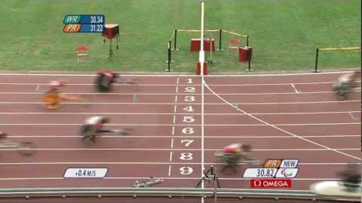 Men's 200m T52 - Beijing 2008 Paralympic Games