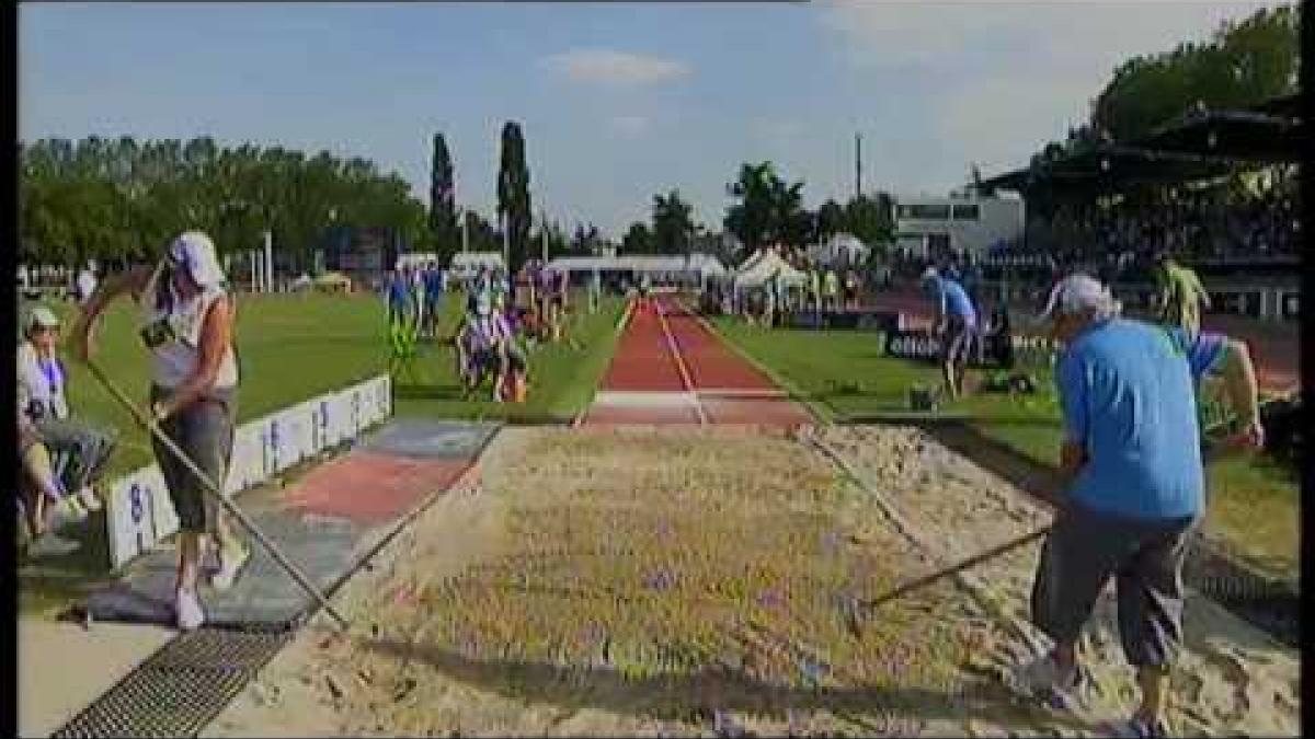 Athletics - Kamil Aliyev - men's long jump T12 final - 2013 IPC Athletics World C...