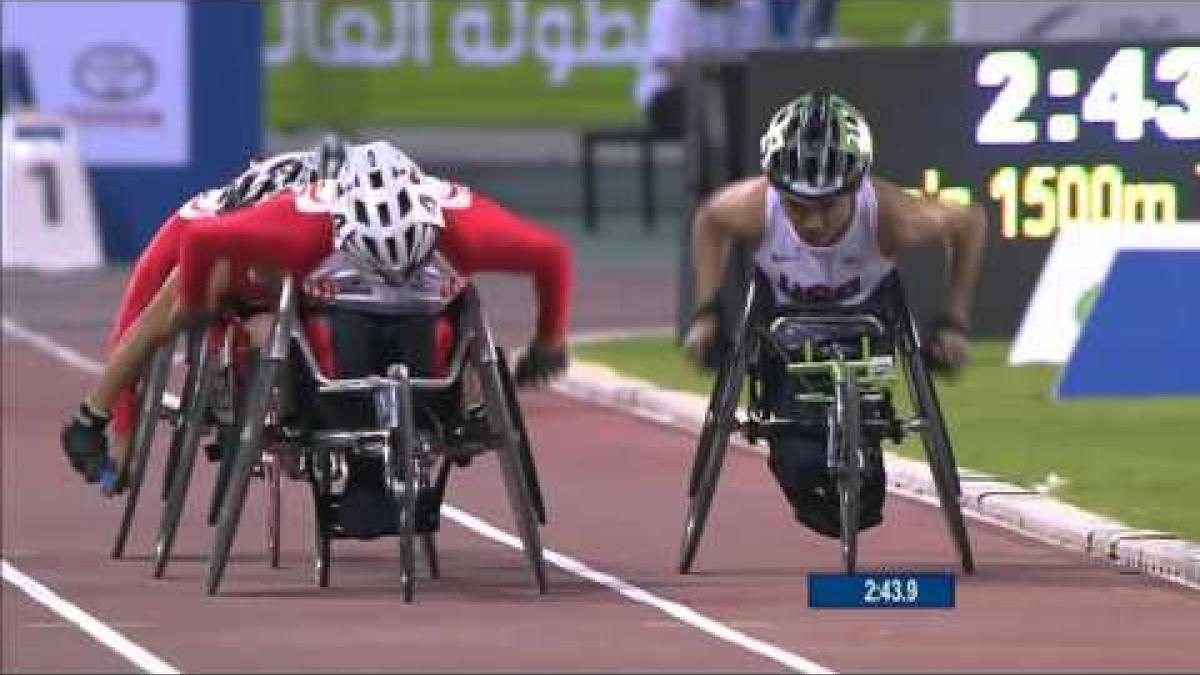 Men's 1,500m T52 | final |  2015 IPC Athletics World Championships Doha