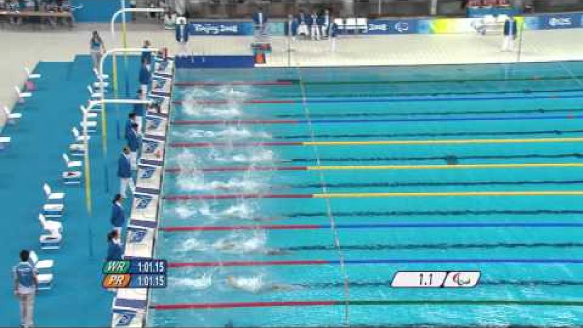 Swimming Men's 100m Backstroke S10 - Beijing 2008 Paralympic Games