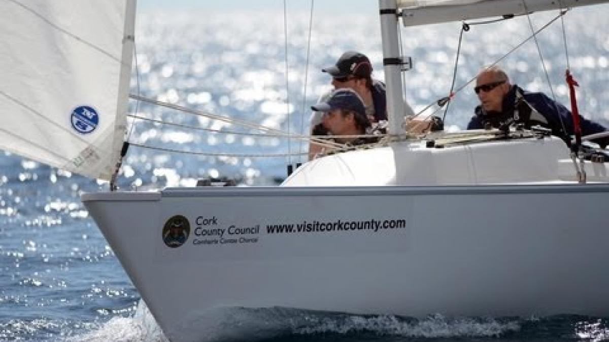 Sonar Finish - 2013 IFDS Sailing World Chamiponships - 27 August