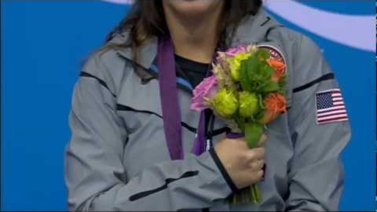 Swimming - Women's 100m Freestyle - S6 Victory Ceremony - London 2012 Paralympic Games