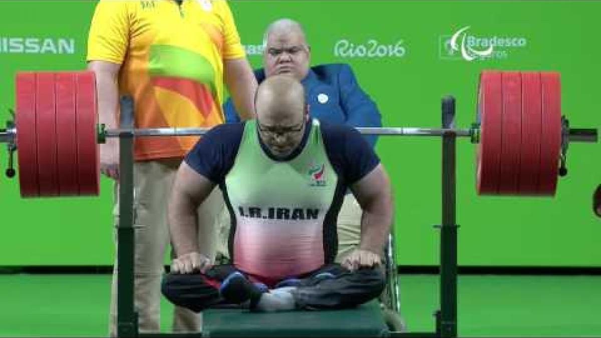 Powerlifting | SOLHIPOURAVANJI Seyedhamed Iran | Men’s - 88kg | Rio 2016 Paralympic Games