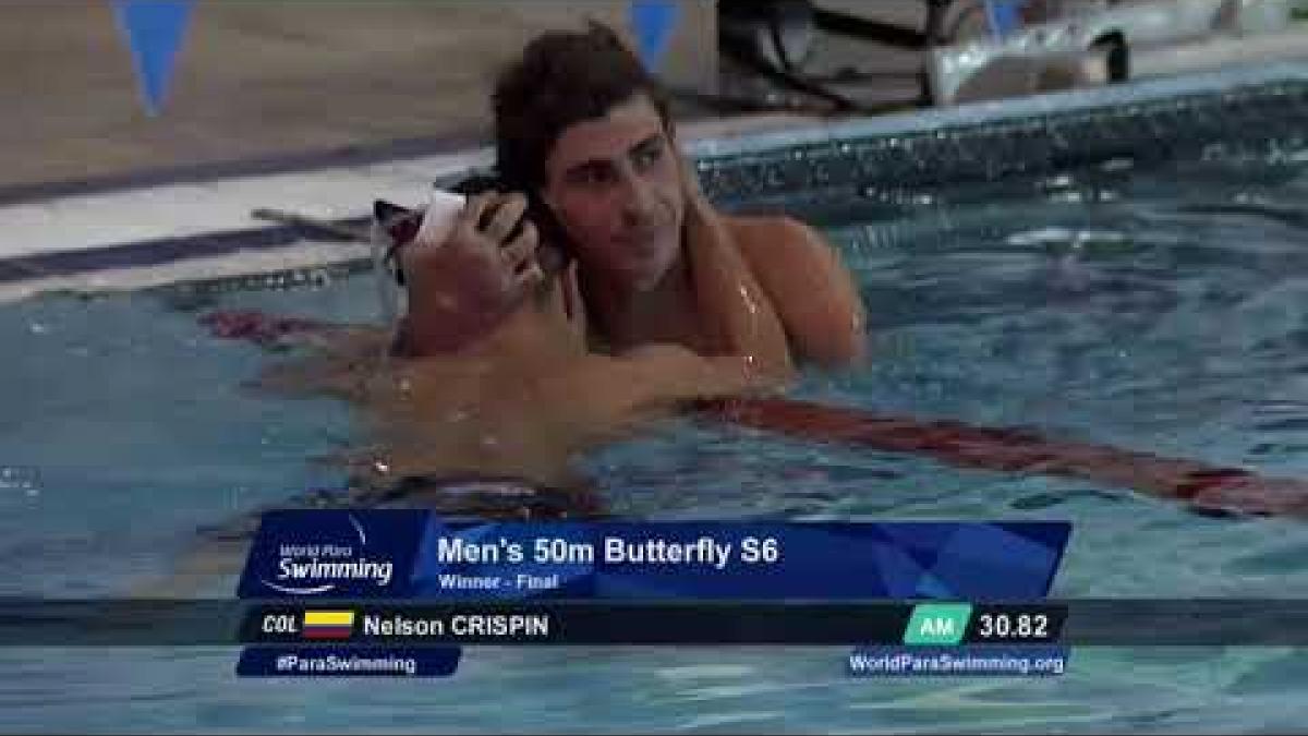 Men's 50 m Butterfly S6| Final |  Mexico City 2017 World Para Swimming Championships