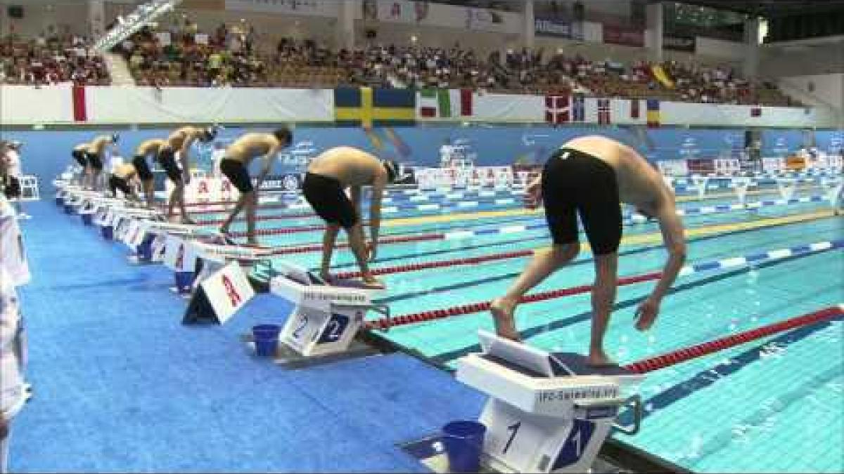 Men's 100m Freestyle S8 - 2011 IPC Swimming Euros