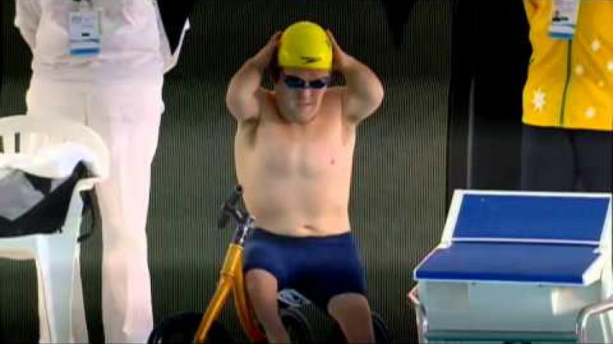 Swimming - men's 50m freestyle S3 - 2013 IPC Swimming World Championships Montreal