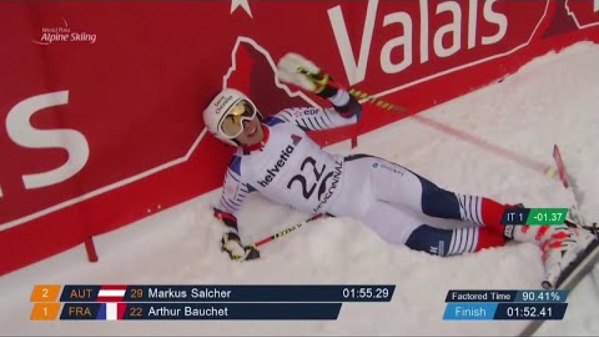 Arthur Bauchet | France | Giant Slalom Standing | World Para Alpine World Cup | Veysonnaz 2019