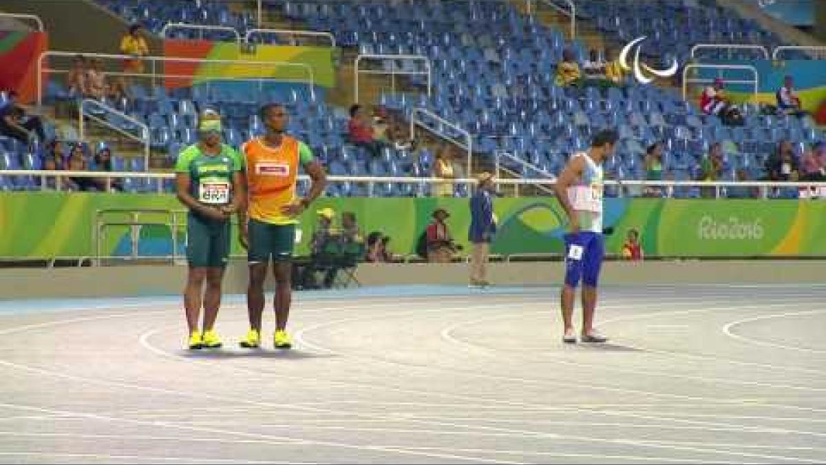 Athletics | Men's 4x100m - T11-13 Round 1 heat 1 | Rio 2016 Paralympic Games