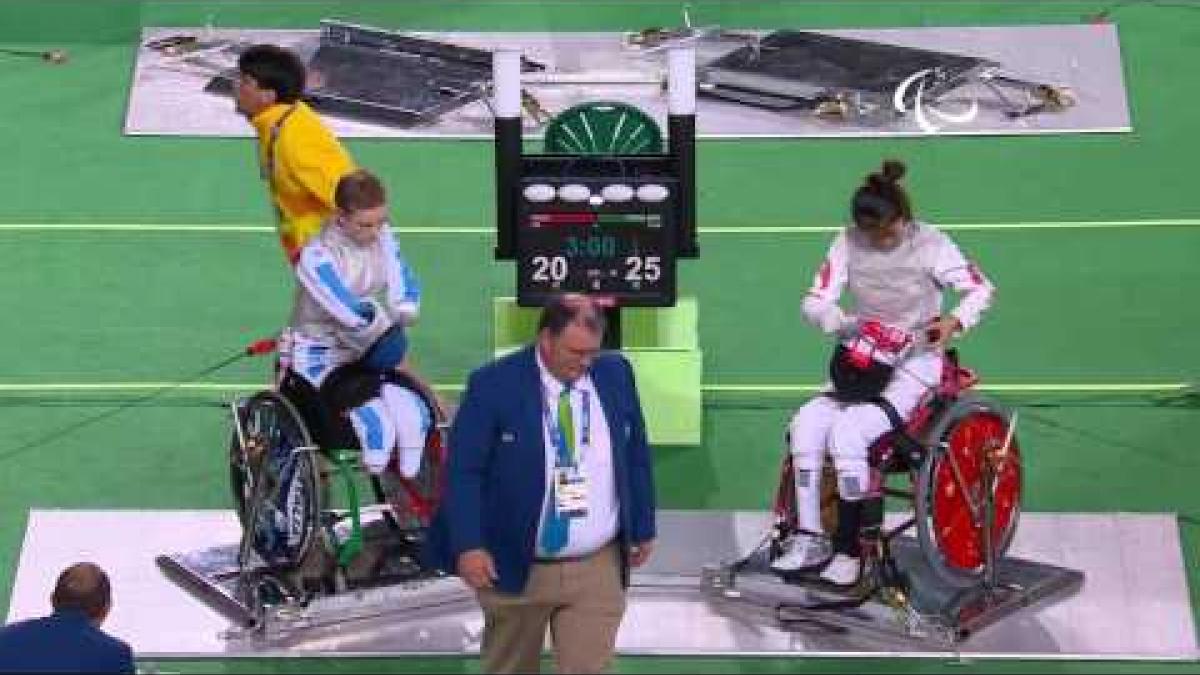 Wheelchair Fencing | China v Italy | Women's Foil Team Semifinal | Rio 2016 Paralympic Games