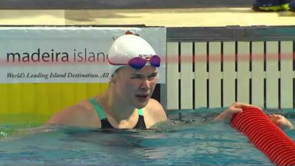 Women's 100m Butterfly S10 | Final | 2016 IPC Swimming European Open Championships Funchal