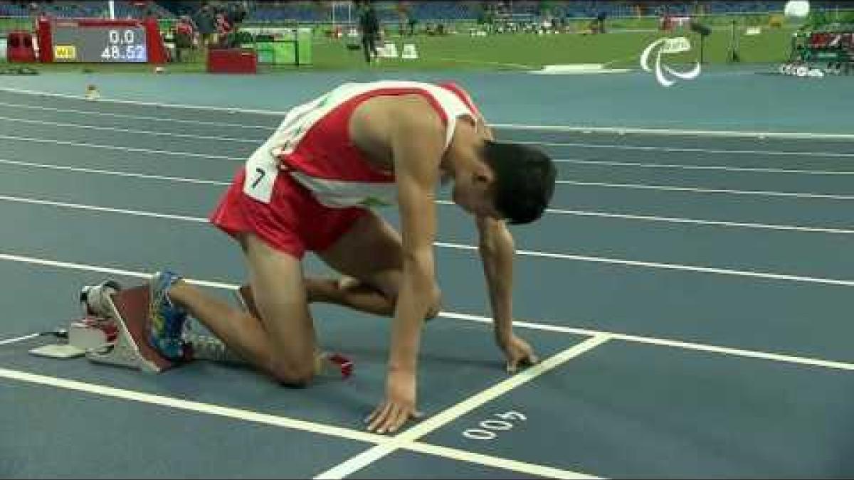 Athletics | Men's 400m - T12 Semi-Finals 2 | Rio 2016 Paralympic Games