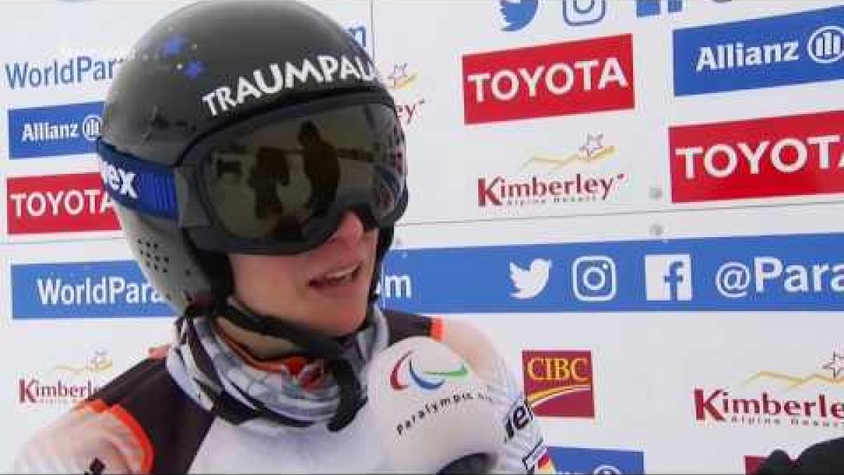 Anna Schaffelhuber wins women&#039;s super-G sitting | 2018 World Para Alpine Skiing World Cup