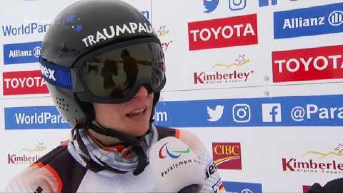 Anna Schaffelhuber wins women's super-G sitting | 2018 World Para Alpine Skiing World Cup