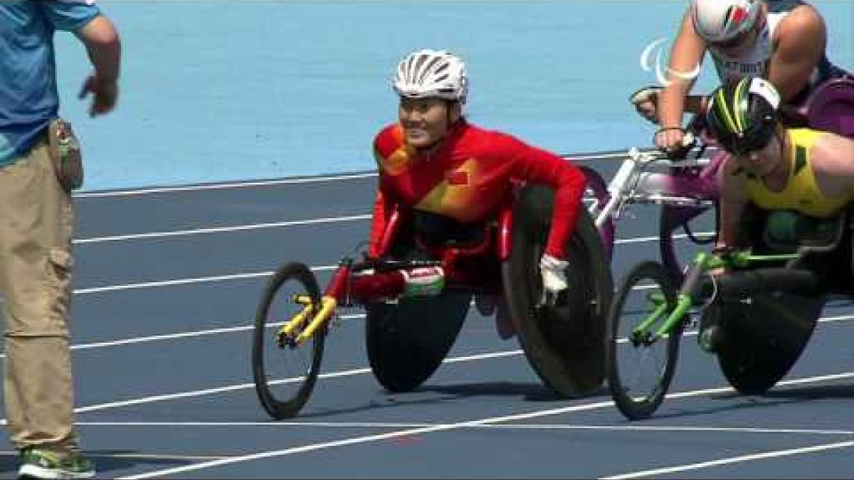 Athletics | Women's 800m - T53 Round 1 heat 2 | Rio 2016 Paralympic Games