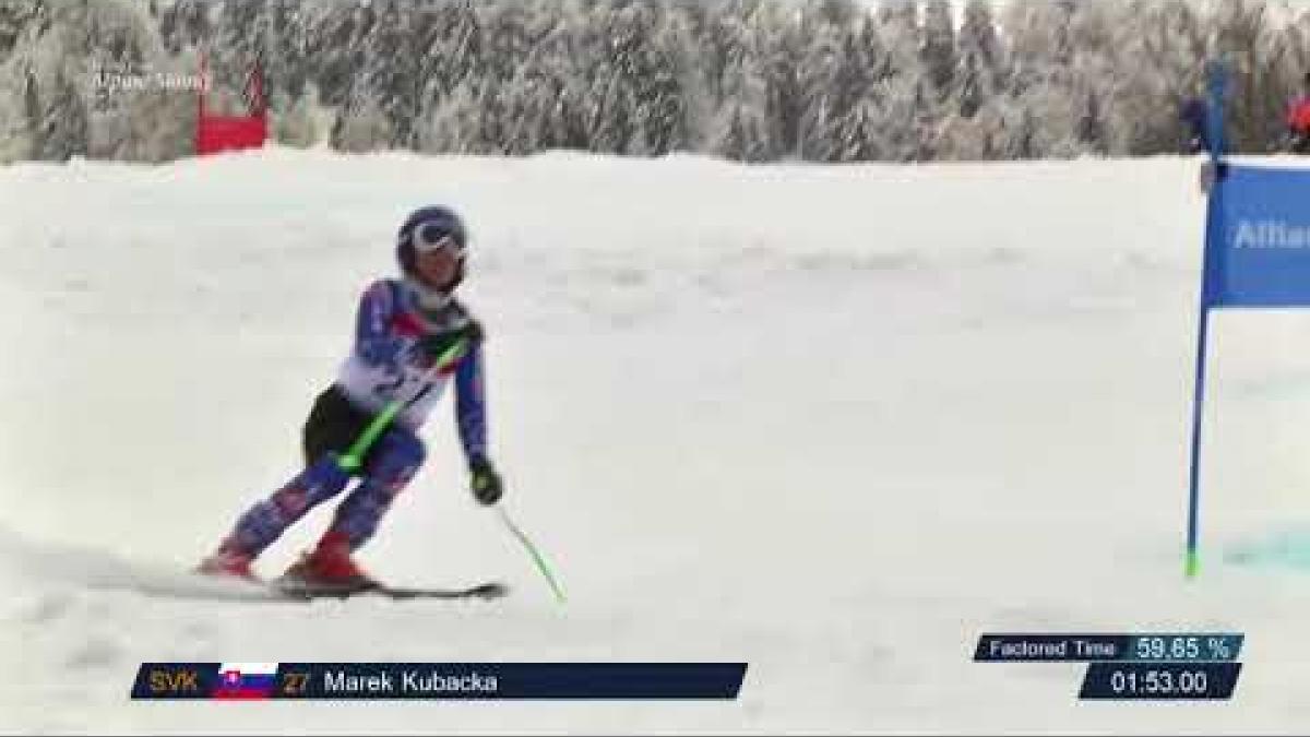 Marek Kubacka | Men VI Giant Slalom 1 | World Para Alpine World Cup 2018 | Kranjska Gora