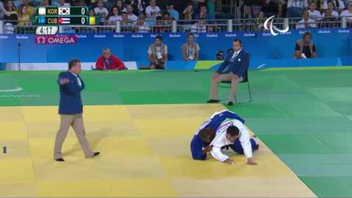 Judo | Cuba v Republic of Korea | Men&#039;s -100 kg Semi-final | Rio 2016 Paralympic Games