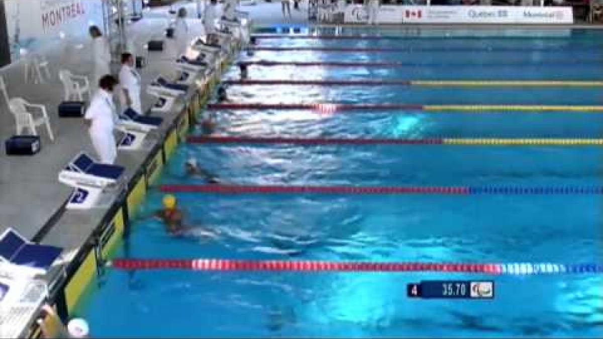 Swimming - women's 50m butterfly S7 - 2013 IPC Swimming World Championships Montreal