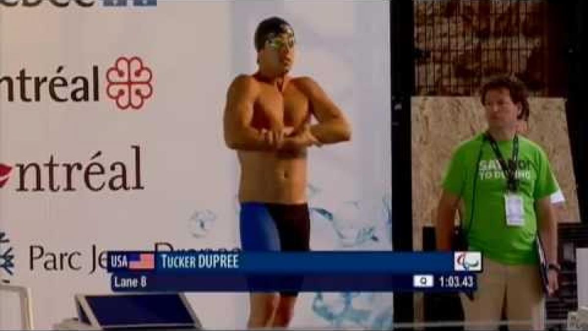 Swimming - men's 100m butterfly S12 - 2013 IPC Swimming World Championships Montreal