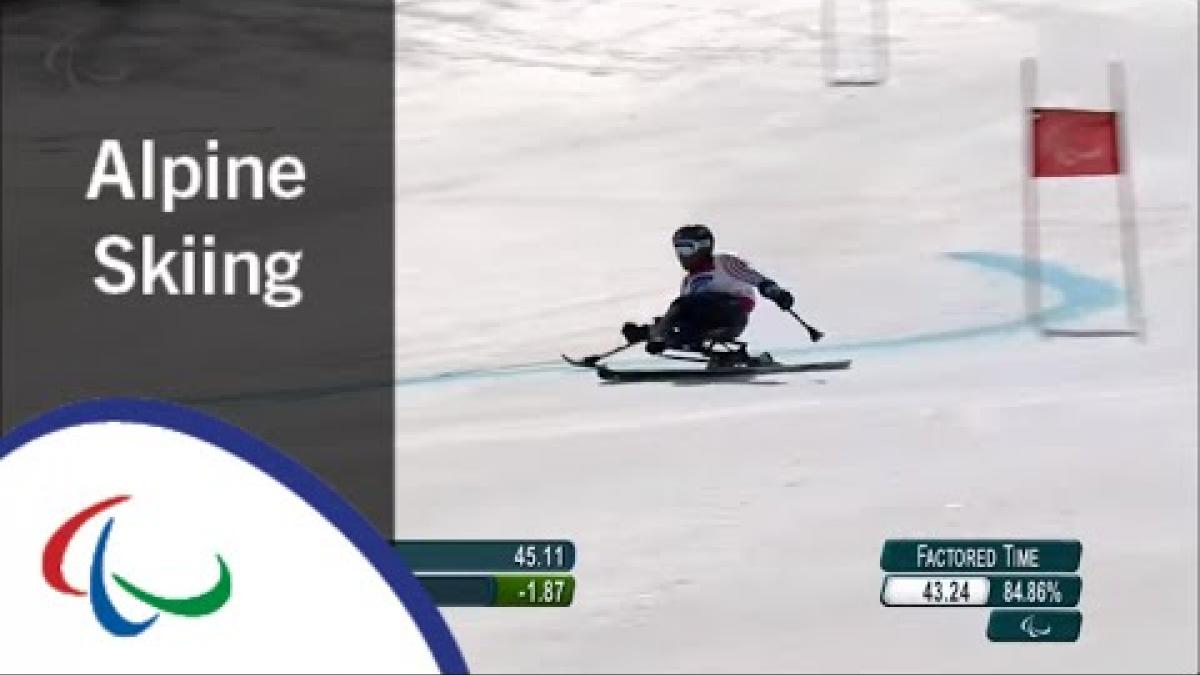 Tyler WALKER | Men's Giant Slalom Runs 1&2 |Alpine Skiing | PyeongChang2018 Paralympic Winter Games