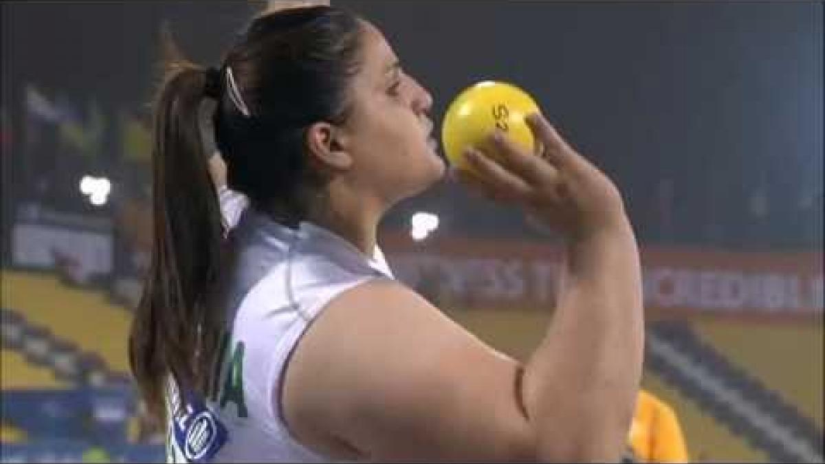 Women's shot put F57 | final |  2015 IPC Athletics World Championships Doha