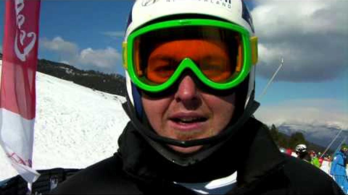 Adam Hall - Snow Bolggers - 2013 IPC Alpine Skiing World Championships