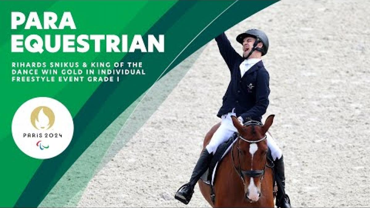 Rihards Snikus & Gelding King Of The Dance Win Gold For Latvia In The Freestyle Test Grade 1 🥇 🇱🇻