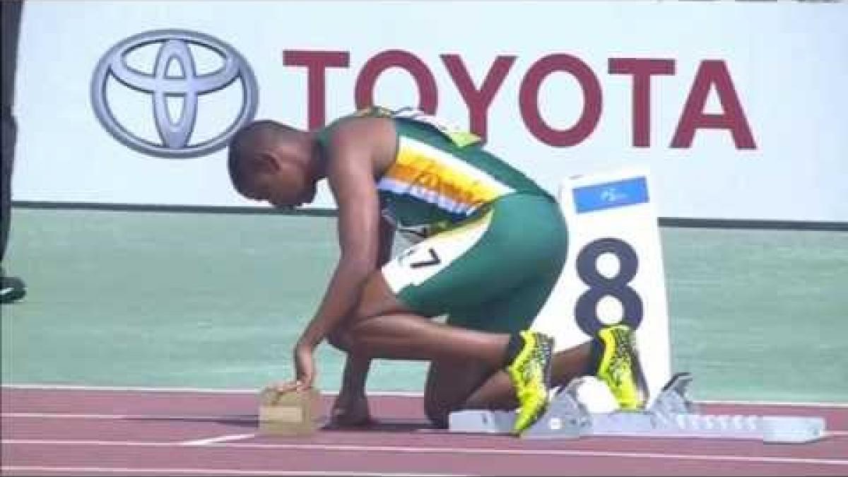 Men's 200m T38 | heat 2 |  2015 IPC Athletics World Championships Doha