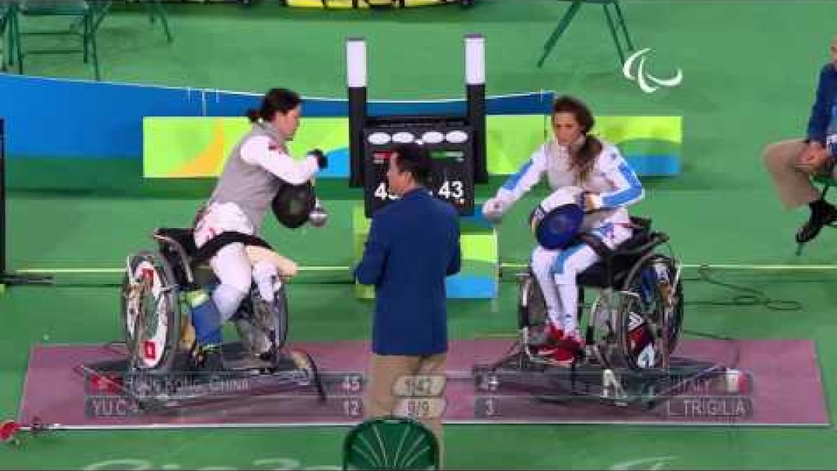 Day 9 morning | Wheelchair Fencing highlights | Rio 2016 Paralympic Games