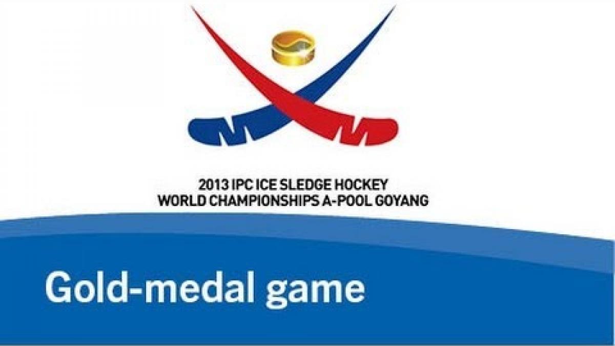 Ice sledge hockey - Gold - USA v Canada - 2013 IPC Ice Sledge Hockey World Championships A-Pool
