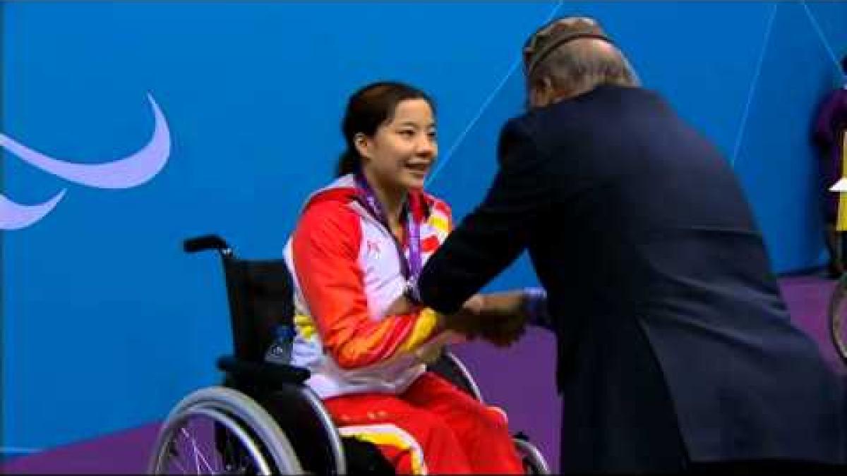 Swimming - Women's 50m Freestyle - S3 Victory Ceremony - London 2012 Paralympic Games