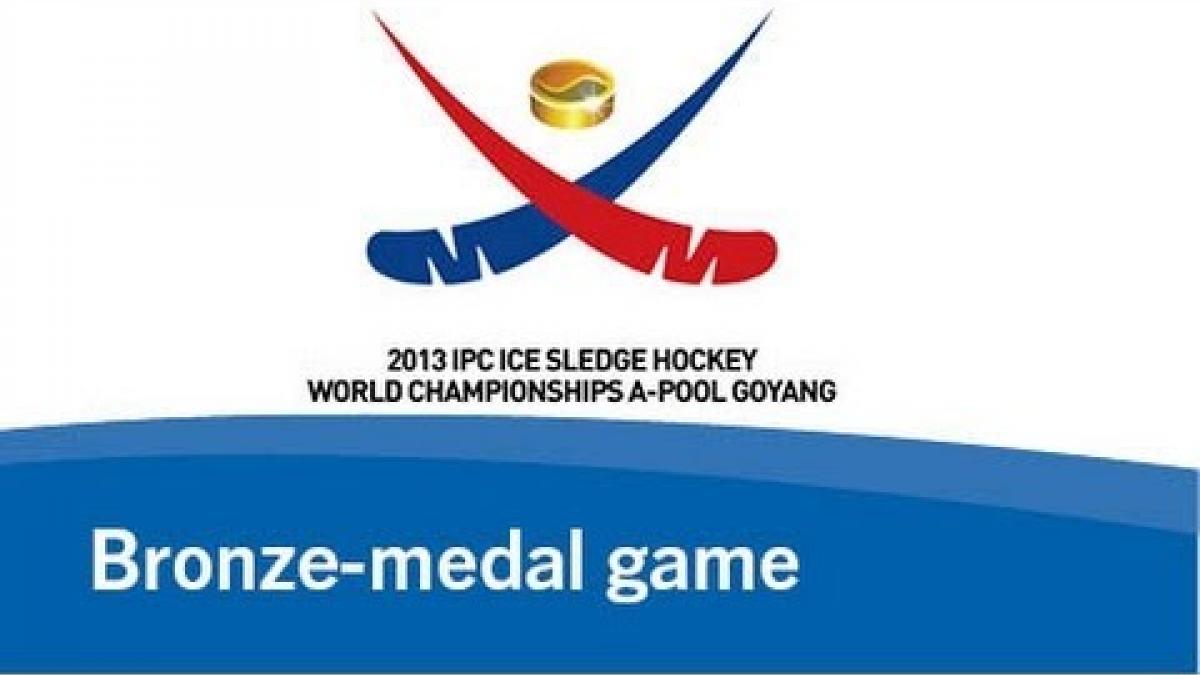 Ice sledge hockey - bronze - Russia v Czech -  2013 IPC Ice Sledge Hockey World Championships A-Pool
