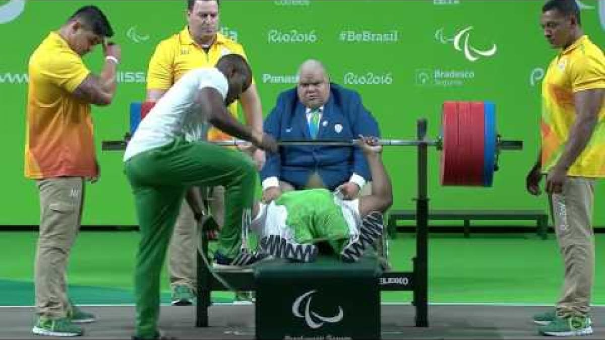 Powerlifting | JEGEBE Opeyemi Nigeria | Men’s -88kg | Rio 2016 Paralympic Games