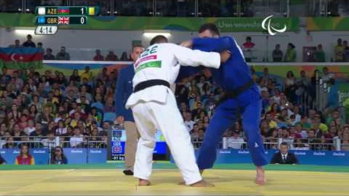Judo | Azerbaijan v Great Britain | Men's -81kg Bronze Medal Contest A | Rio 2016 Paralympic Games