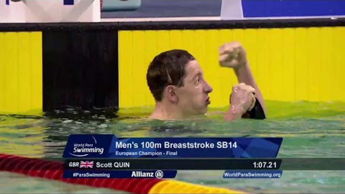 Men's 100m Breaststroke SB14 Final | Dublin 2018