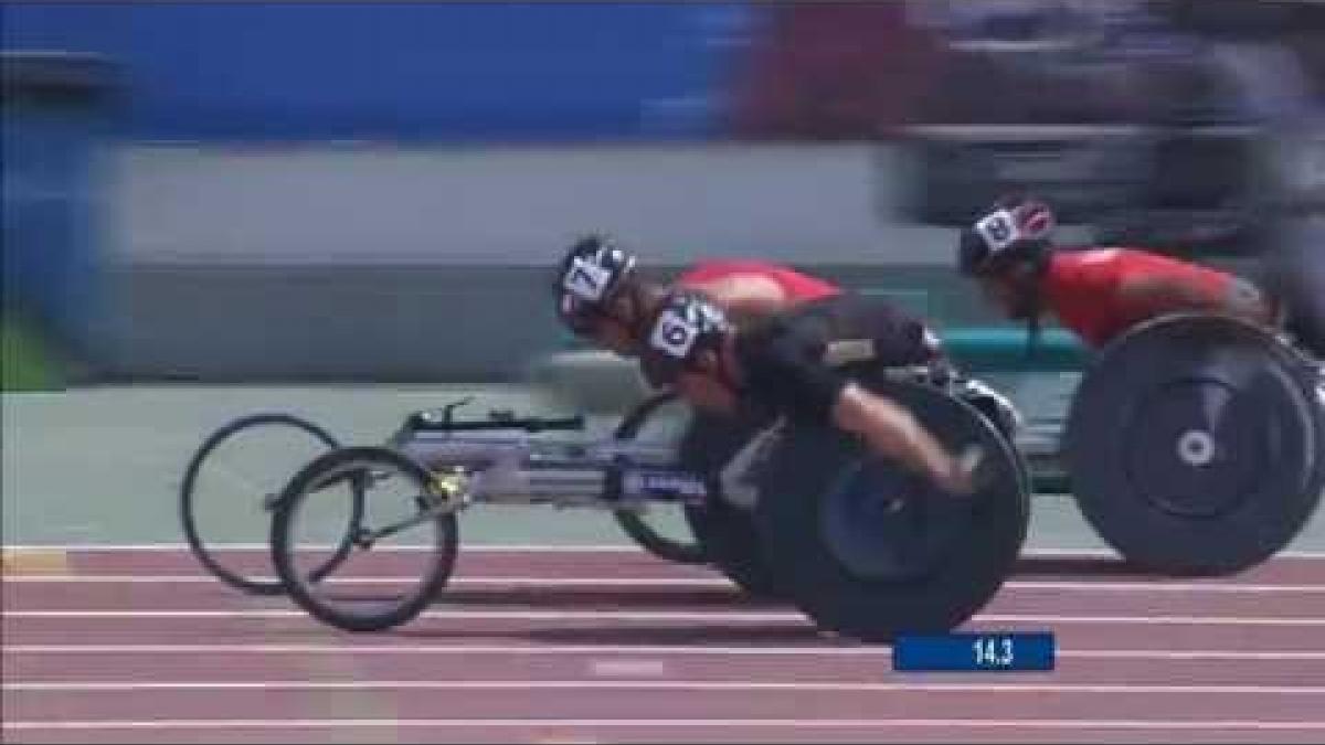 Men's 400m T54 | heat 3 | 2015 IPC Athletics World Championships Doha