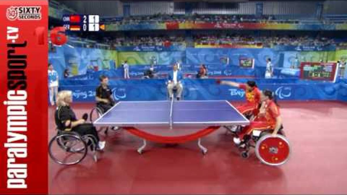 Beijing 2008 Paralympic Games - Table Tennis Women Team 4/5 Final