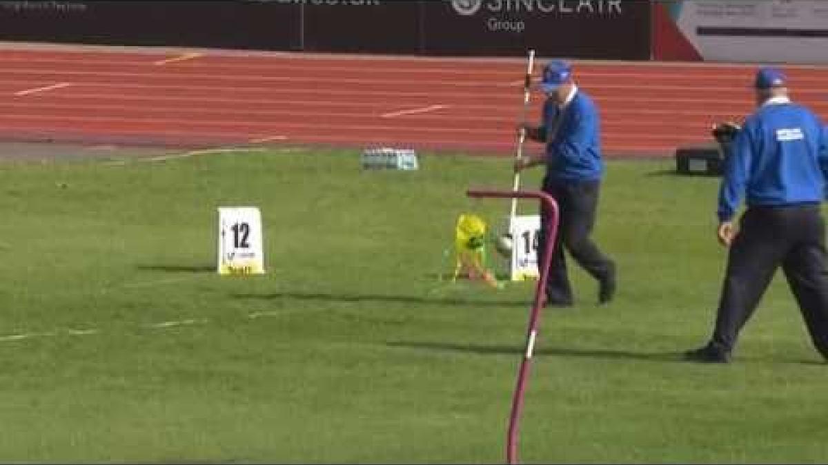Men's shot put F37 | 2014 IPC Athletics European Championships Swansea
