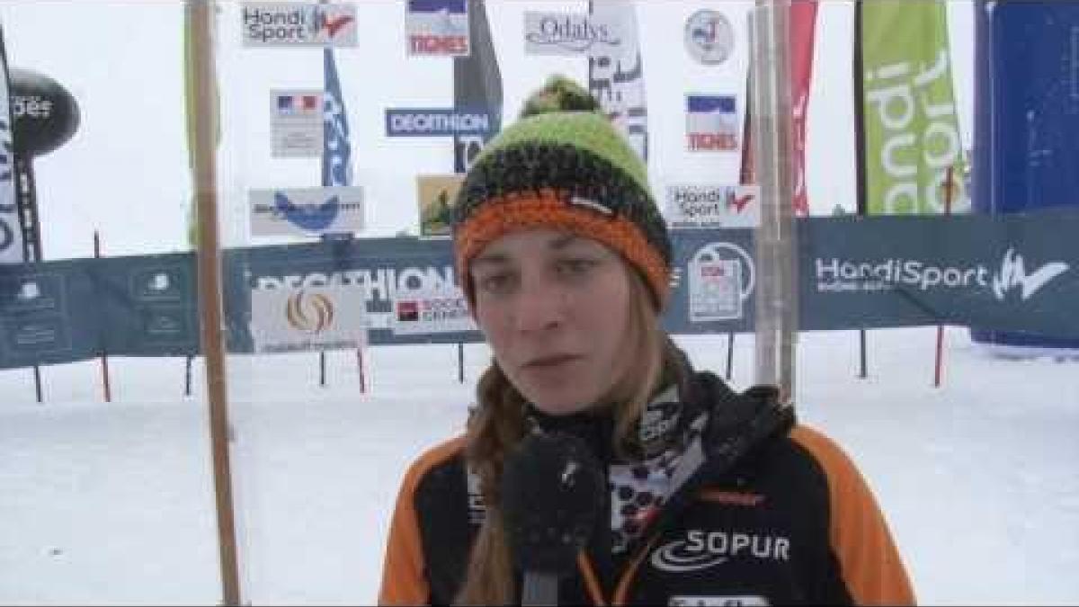 Germany's Anna Schaffelhuber wins downhill World Cup in Tignes