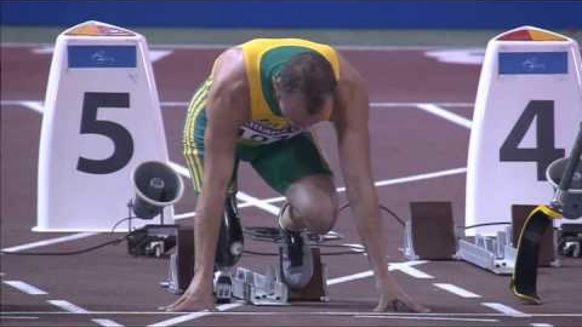 Men's 100m T42 | final |  2015 IPC Athletics World Championships Doha