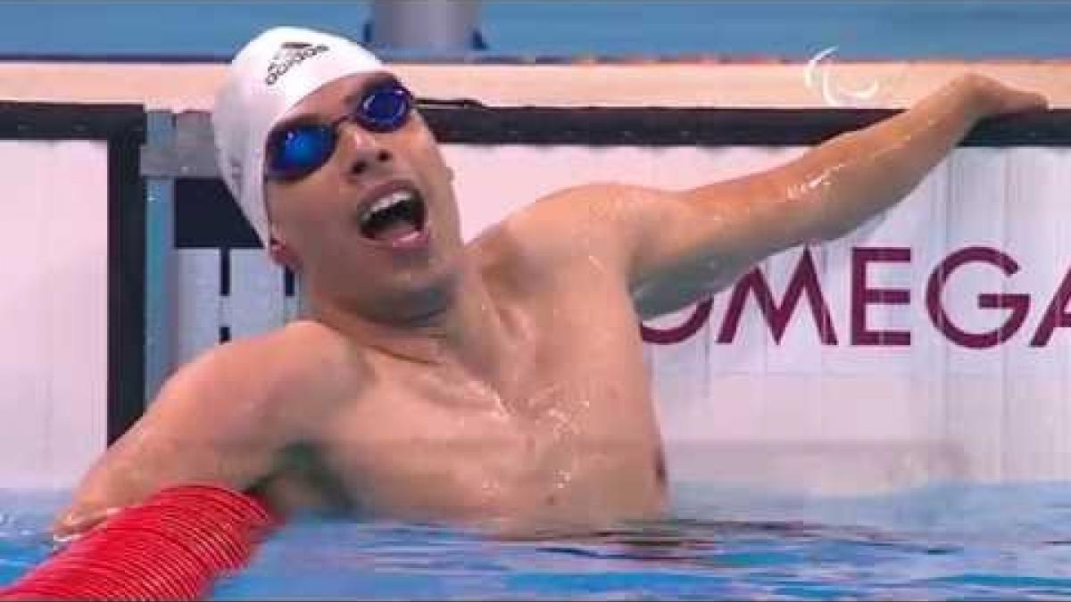 Swimming | Men&#039;s 100m Freestyle S5 final | Rio 2016 Paralympic Games