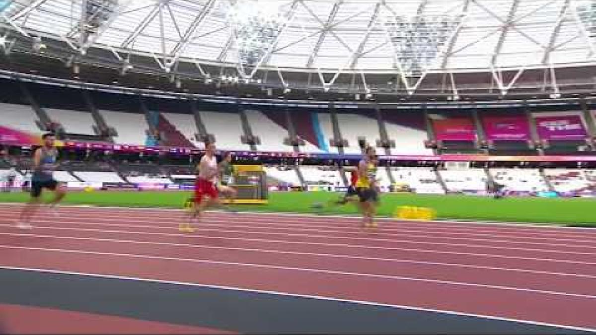 Men’s 100m T37 | Round 1 Heat 2 | London 2017 World Para Athletics Championships