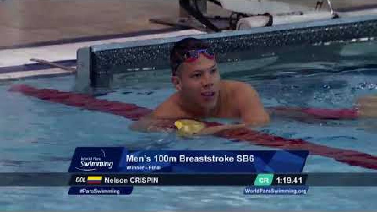 Men&#039;s 100 m Breaststroke SB6| Final | Mexico City 2017 World Para Swimming Championships