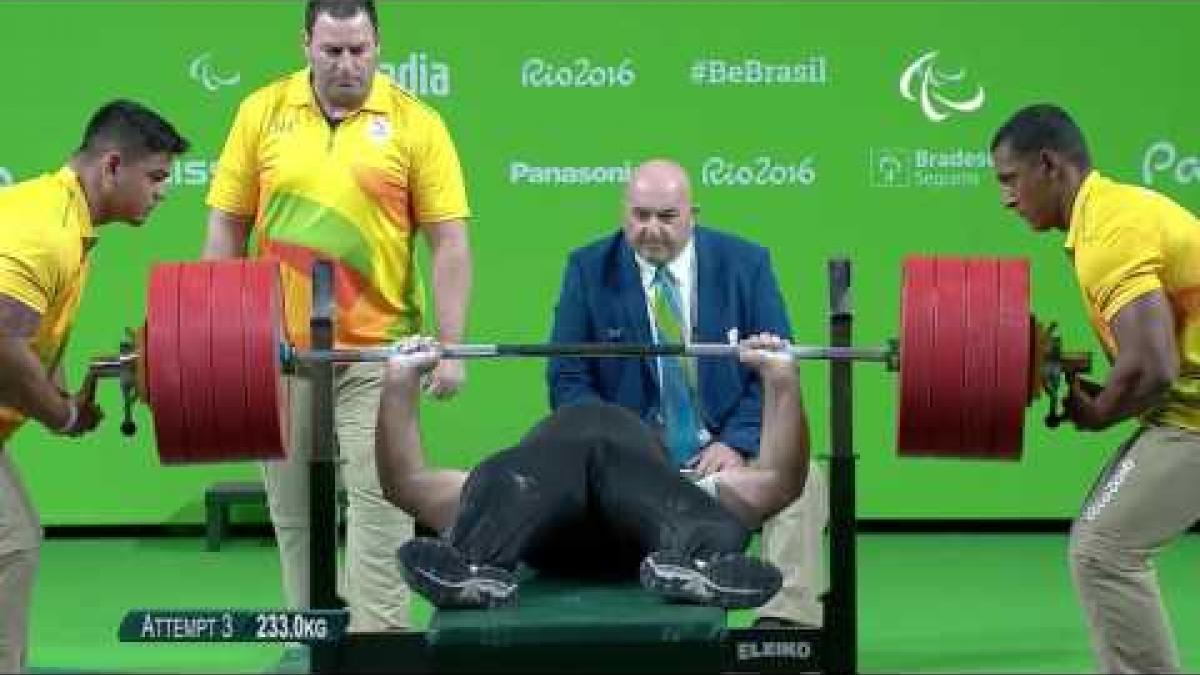 Powerlifting | AHMED Mohamed wins Silver | Men’s -107kg | Rio 2016 Paralympic Games