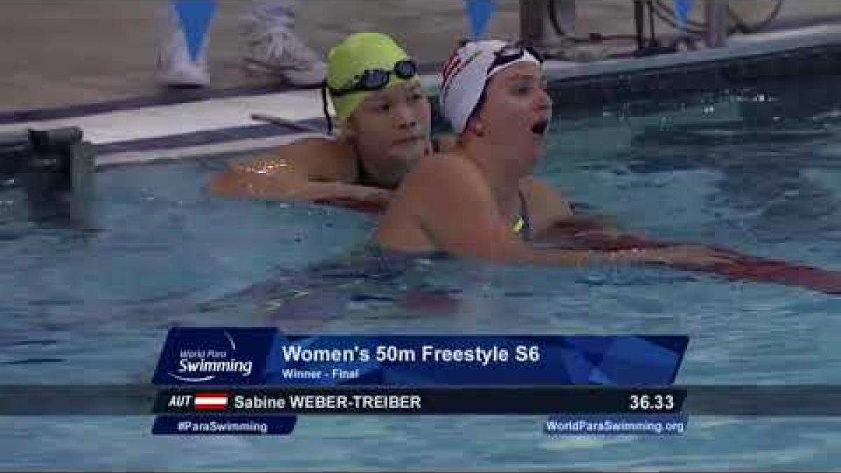 Women's 50 m Freestyle S6| Final | Mexico City 2017 World Para Swimming Championships