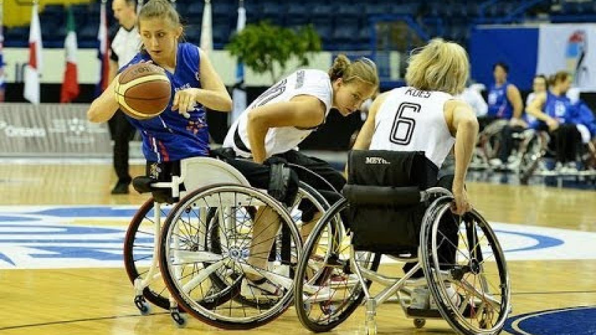 France vs Germany highlights | 2014 IWBF Women's World WheelchairBasketball Championships