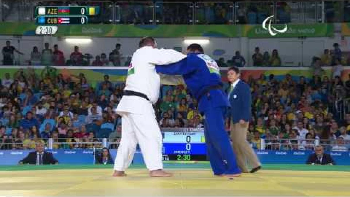Judo |Cuba v Azerbaijan | Men's +100kg Bronze Medal Contest B | Rio 2016 Paralympic Games