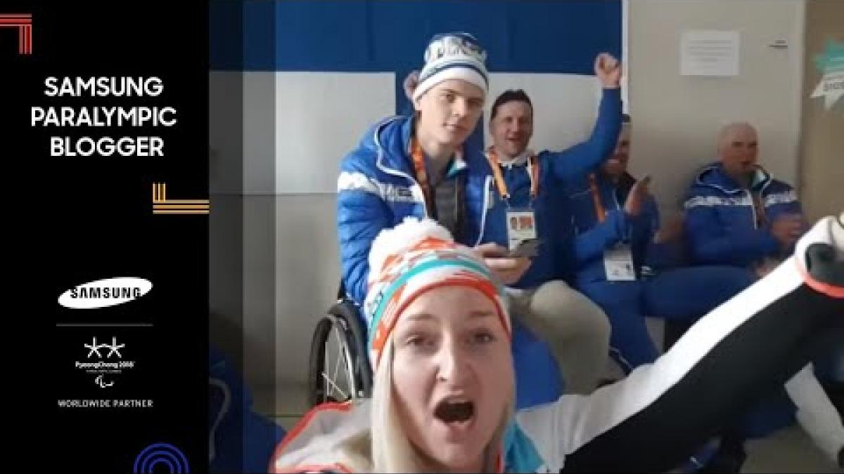 Sini Pyy | First medal for Finland! Samsung Paralympic Blogger | PyeongChang 2018