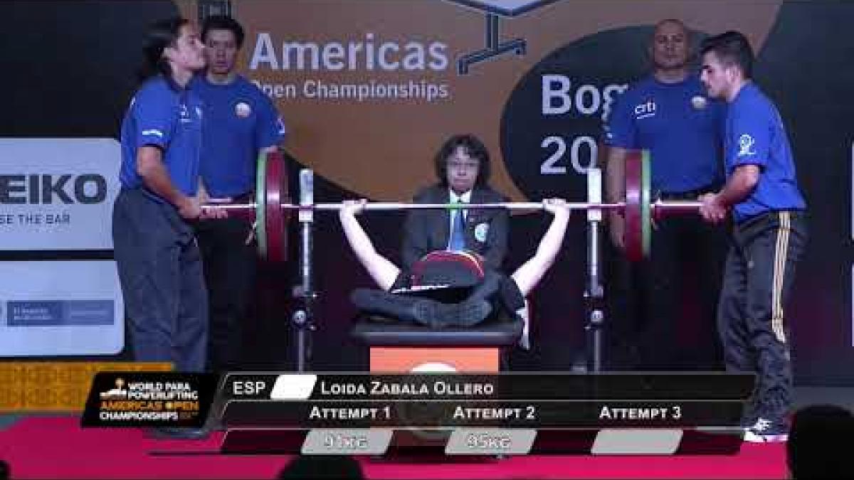 Loida Zabala Ollero | Spain | Women&#039;s up to 50kg | WPPO Americas Open Championships | Bogota 2018