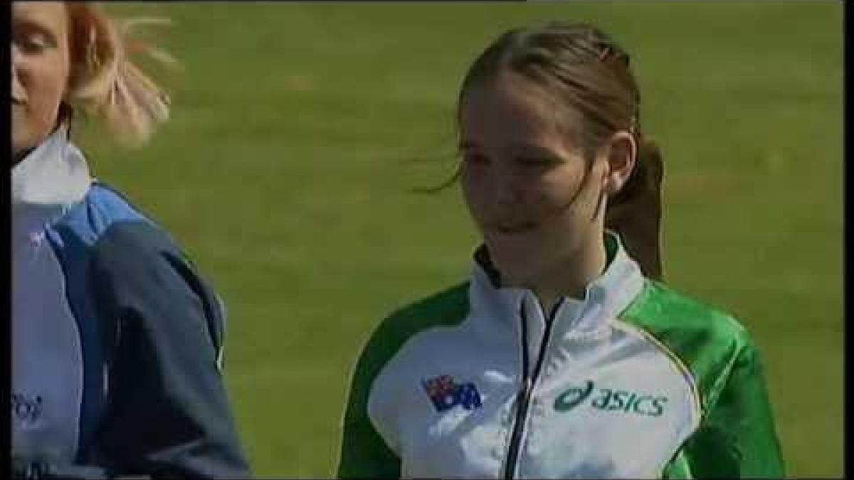 Athletics -  women's 200m T35 Medal Ceremony  - 2013 IPC Athletics World Championships, Lyon